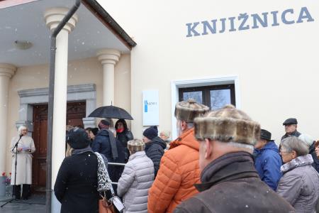 Odkritje doprsnega kipa dr Alfreda Šerka 14 Foto Ljubo Vukelič